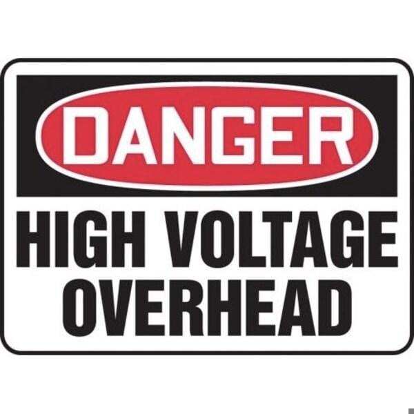 Accuform OSHA DANGER SAFETY SIGN HIGH MELC038VP MELC038VP - main
